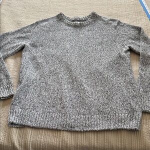 Sonoma Women's Marled Gray Crew Neck Sweater